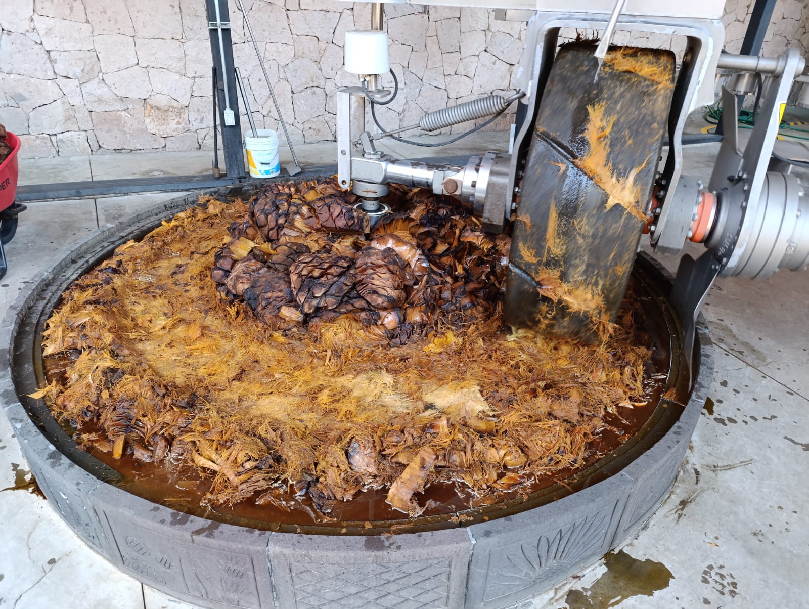 Proceso de coccion del agave